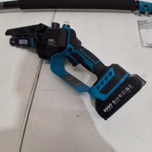 SEESII CORDLESS PRUNING SAW WITH 2 BATTERIES - 16FT - 20V - BLUE (MODEL: P6 PLUS) image 2