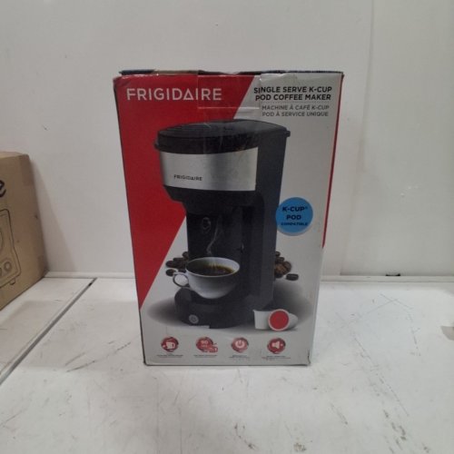 FRIGIDAIRE SINGLE SERVE COFFEE MAKER - 6-12OZ CUPS - BLACK (MODEL: ECMK103) image 5