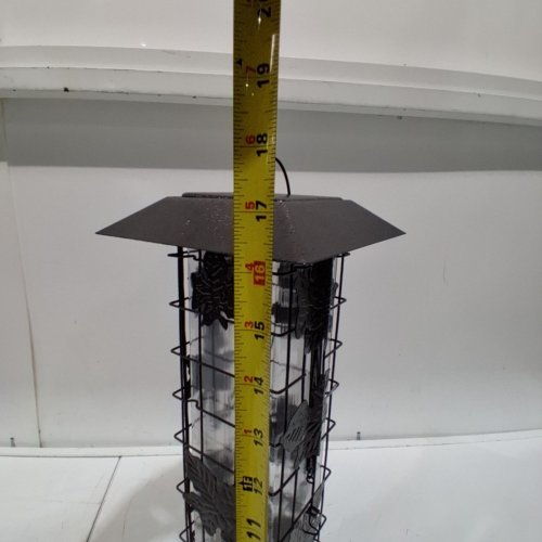 PERKY-PET SQUIRREL-BE-GONE WILD BIRD FEEDER - 18" - BLACK image 4