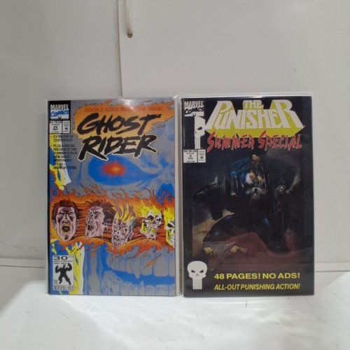 4 ASSTD MARVEL COMIC BOOKS - CAGE #1, EXCALIBUR VS X-MEN SPECIAL EDITION, PUNISHER SUMMER SPECIAL #2, GHOST RIDER #25- VARIOUS AUTHORS image 3