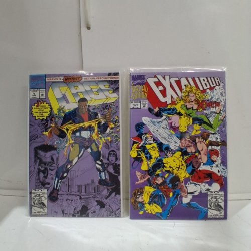 4 ASSTD MARVEL COMIC BOOKS - CAGE #1, EXCALIBUR VS X-MEN SPECIAL EDITION, PUNISHER SUMMER SPECIAL #2, GHOST RIDER #25- VARIOUS AUTHORS image 4