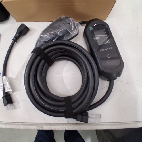 J&D PORTABLE EV CHARGER - US TYPE 1 CHARGING PLUG - 200-240 V - 16A - BLACK image 4