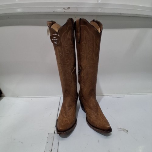 WOMEN'S ARIAT CASANOVA WESTERN BOOTS - 8.5 - NATURALLY DISTRESSED BROWN (STYLE: 10034002) image 2