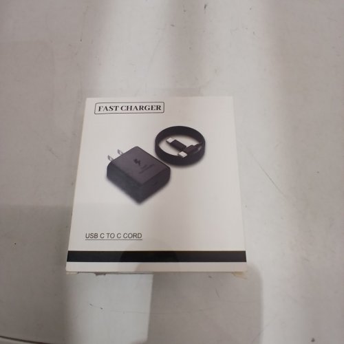 2PC USB-C FAST TRAVEL ADAPTER - 45W MAX - 6.6FT CABLE - BLACK (MODEL: SM45CL-01) image 2