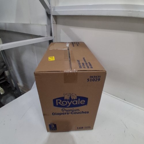 168PK ROYALE PREMIUM DISPOSABLE DIAPERS - SIZE 3 (MODEL: 51029) image 3