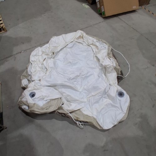 INTEX INFLATABLE CANOPY ISLAND FLOAT WITH DETACHABLE DOME COVER - 6.5FT X 4.9FT - 440LBS - WHITE/TAN (MODEL: 58292EP) image 3