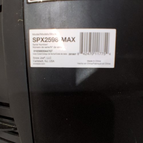 SUN JOE ELECTRIC PRESSURE WASHER - 1950 PSI, 1.6 GPM, 13 AMP - GREEN (MODEL: SPX2597) image 2