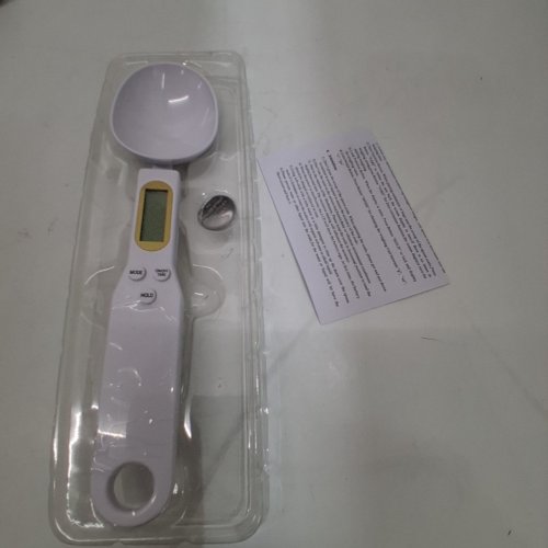 DIGITAL SPOON SCALE MULTIFUNCTIONAL RECHARGEABLE ELECTRONIC -8.5" -WHITE image 3