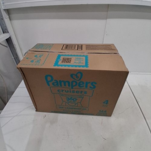 144PK PAMPERS CRUISERS 360° BABY DIAPERS WITH STRETCHY WAISTBAND - SIZE 4 image 2