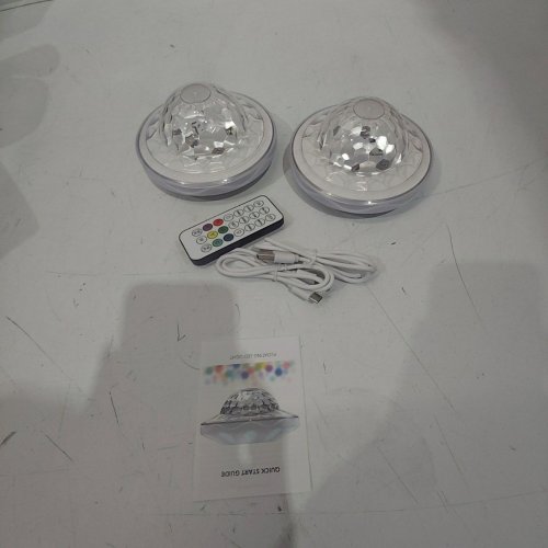 2PK SOLAR FLOATING POOL LIGHTS WITH REMOTE - CLEAR/WHITE image 3
