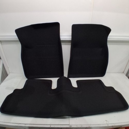 3PC TAPTES WATERPROOF FLOOR LINERS FOR 2017-2025 TESLA MODEL 3 - BLACK image 2