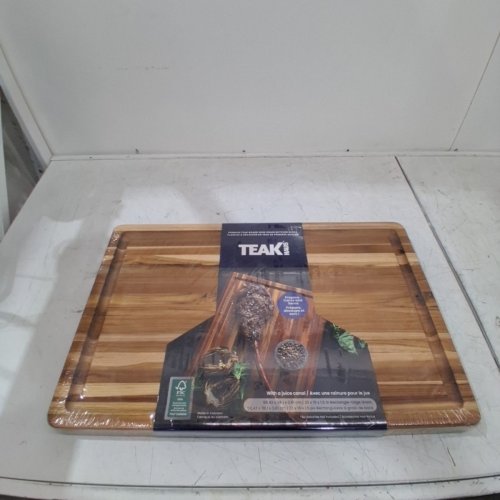 TEAKHAUS REVERSIBLE CUTTING BOARD WITH JUICE CANAL - 23" X 15" X 1.5" - TEAK WOOD (MODEL: 1823778) image 2