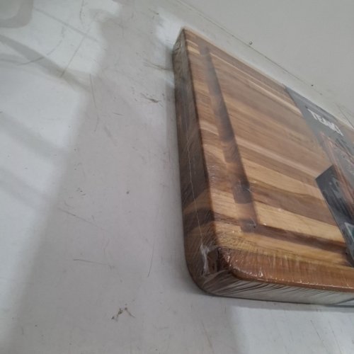 TEAKHAUS REVERSIBLE CUTTING BOARD WITH JUICE CANAL - 23" X 15" X 1.5" - TEAK WOOD (MODEL: 1823778) image 4