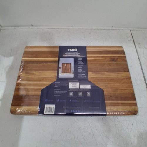 TEAKHAUS REVERSIBLE CUTTING BOARD WITH JUICE CANAL - 23" X 15" X 1.5" - TEAK WOOD (MODEL: 1823778) image 5