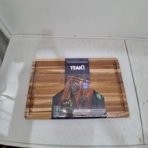 TEAKHAUS REVERSIBLE CUTTING BOARD WITH JUICE CANAL - 23" X 15" X 1.5" - TEAK WOOD (MODEL: 1823778) image 6