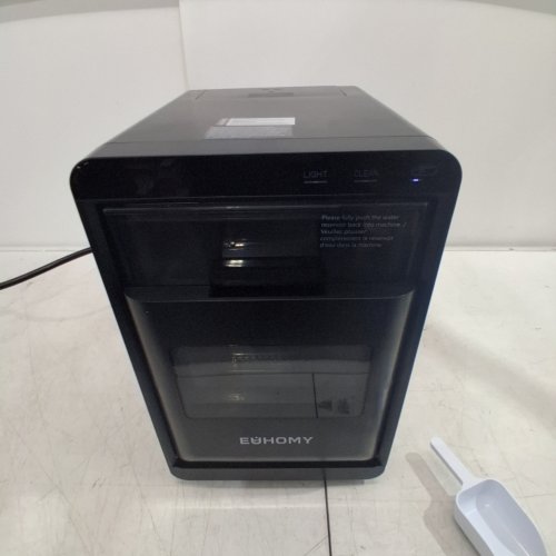 EUHOMY SELF-CLEANING COUNTERTOP NUGGET ICE MAKER - 40 LBS/24H - STAINLESS STEEL (MODEL: IM017-NBL-CAEH) image 2