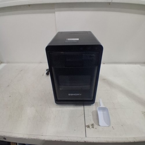 EUHOMY SELF-CLEANING COUNTERTOP NUGGET ICE MAKER - 40 LBS/24H - STAINLESS STEEL (MODEL: IM017-NBL-CAEH) image 5