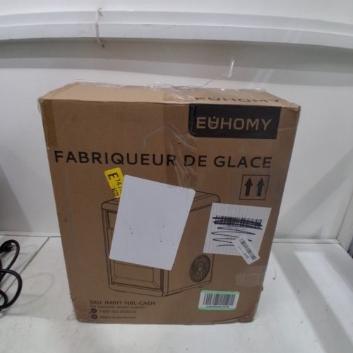 EUHOMY SELF-CLEANING COUNTERTOP NUGGET ICE MAKER - 40 LBS/24H - STAINLESS STEEL (MODEL: IM017-NBL-CAEH) image 10