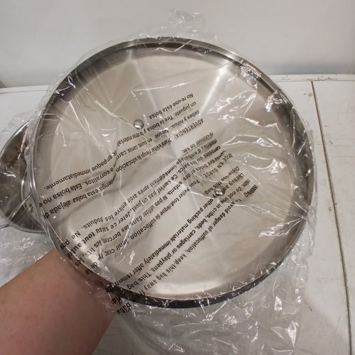 LAGOSTINA LEGACY 5-LAY CLAD STAINLESS STEEL HAMMERED EVERYDAY PAN - 5.5L image 3