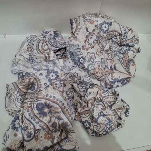 4PC GO GREEN FLORAL PAISLEY BED SHEET SET - FULL SIZE - MULTICOLOURED image 3