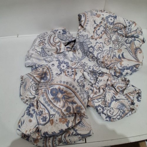 4PC GO GREEN FLORAL PAISLEY BED SHEET SET - FULL SIZE - MULTICOLOURED image 4