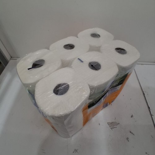 6PK ROYALE ULTRA STRENGTH 2PLY PAPER TOWEL ROLLS WITH HANDY HALF SHEETS - 332.6SQFT image 3