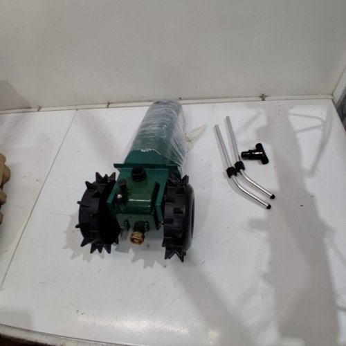 ORBIT wide lawn coverage three speed TRAVELING SPRINKLER - 15ft - 55ft coverage - green  (model: 58322) image 2