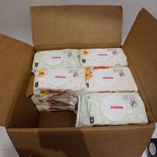 12PK HUGGIES NATURAL CARE DISNEY THEMED SENSITIVE UNSCENTED BABY WIPES - 64 PER PACK (768 TOTAL) - WINNIE THE POOH image 2