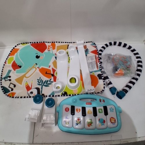FISHER-PRICE 4-IN-1 BABY GROW KICK & PLAY PIANO GYM & MARACAS (MODEL: HVX56) image 3