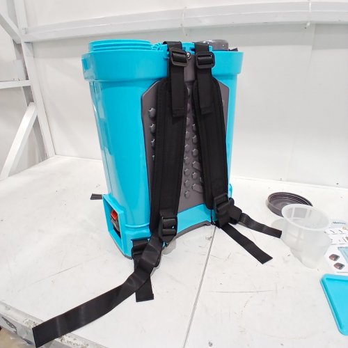 FITNISSFTW CORDLESS KNAPSACK SPRAYER WITH 2 RECHARGEABLE BATTERIES - 4 GALLON - 100PSI - BLUE image 5