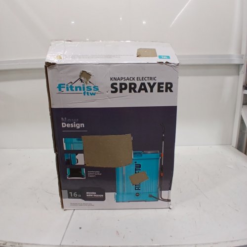 FITNISSFTW CORDLESS KNAPSACK SPRAYER WITH 2 RECHARGEABLE BATTERIES - 4 GALLON - 100PSI - BLUE image 7