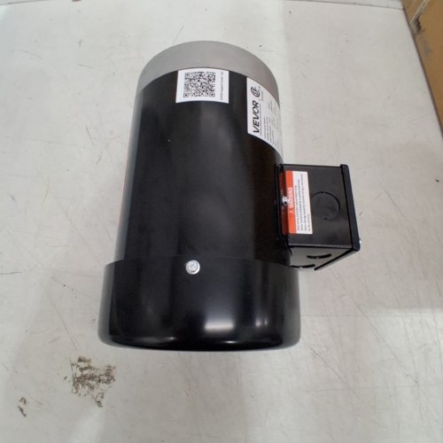 ELECTRIC AIR COMPRESSOR MOTOR - 1HP - 5/8" KEYED SHAFT - 230V/460 - BLACK (MODEL: SYT3-1HP-4P-B34) image 2