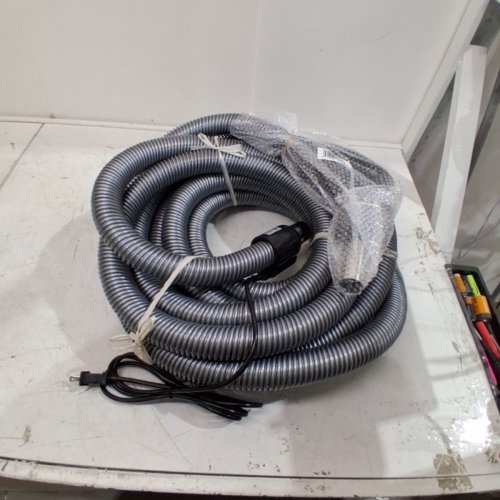 STANDARD ELECTRIC CENTRAL VACUUM HOSE- 30FT HOSE - GREY/BLACK - (MODEL: NHS8035SB4P-1/BOHA2435EZ) image 3