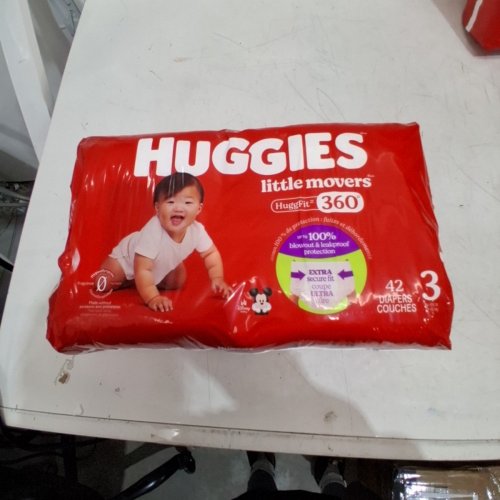 42PK HUGGIES LITTLE MOVERS DISPOSABLE DIAPERS - SIZE 3 - MICKEY MOUSE image 2