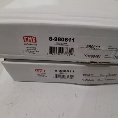 2PC CMX FRONT DISC BRAKE ROTOR FOR 2007-2013 SUZUKI SX4 & SX4 CROSSOVER (MODEL: 8-980611) image 2