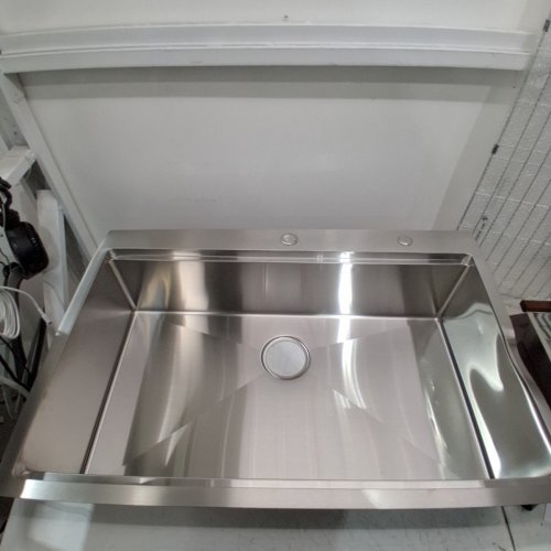 VEVOR STAINLESS STEEL TOP DROP-IN SINGLE BOWL KITCHEN SINK WORKSTATION - 33" (MODEL: T332209RS1) image 6