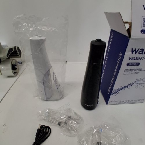 2PC WATERPIK CORDLESS ENHANCED PORTABLE WATER FLOSSERS- WHITE/BLACK (MODEL: WF-21C010/WF) image 2