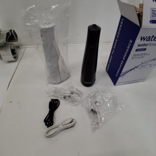 2PC WATERPIK CORDLESS ENHANCED PORTABLE WATER FLOSSERS- WHITE/BLACK (MODEL: WF-21C010/WF) image 3