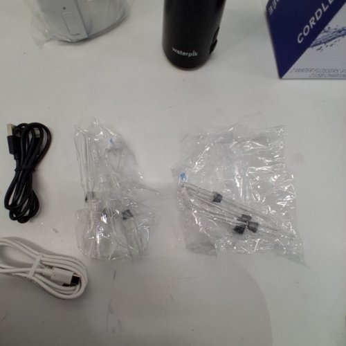 2PC WATERPIK CORDLESS ENHANCED PORTABLE WATER FLOSSERS- WHITE/BLACK (MODEL: WF-21C010/WF) image 4