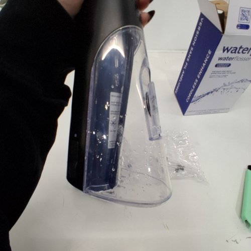 2PC WATERPIK CORDLESS ENHANCED PORTABLE WATER FLOSSERS- WHITE/BLACK (MODEL: WF-21C010/WF) image 5
