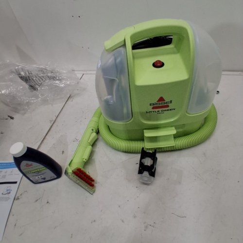 BISSELL LITTLE GREEN MINI CORDED PORTABLE CARPET AND UPHOLSTERY DEEP CLEANER WITH SELF-CLEANING TOUGH STAIN TOOL, HYDRORINSE TOOL (MODEL:4075B) image 3