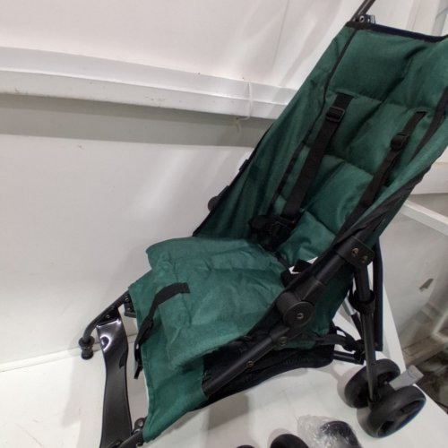 WEDYVKO COMPACT AND PORTABLE STROLLER FOR BABY/PETS WITH CANOPY, DUAL REAR BRAKES, CUP HOLDER & STORAGE BASKET - BLACK (MODEL: B02) image 4