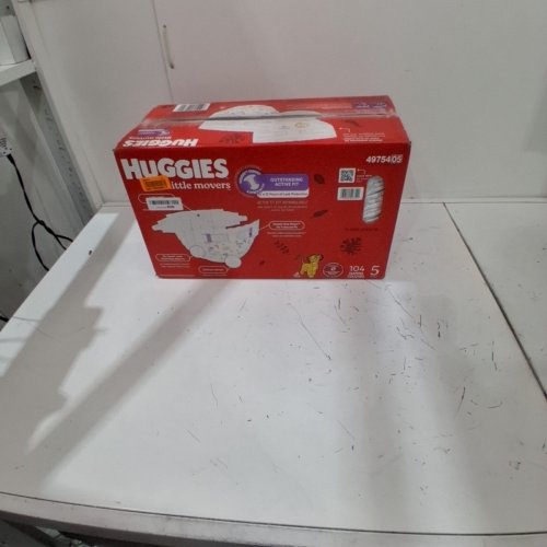 104PK HUGGIES LITTLE MOVERS DISPOSABLE BABY DIAPERS - SIZE 5 - DISNEY THE LION KING image 3
