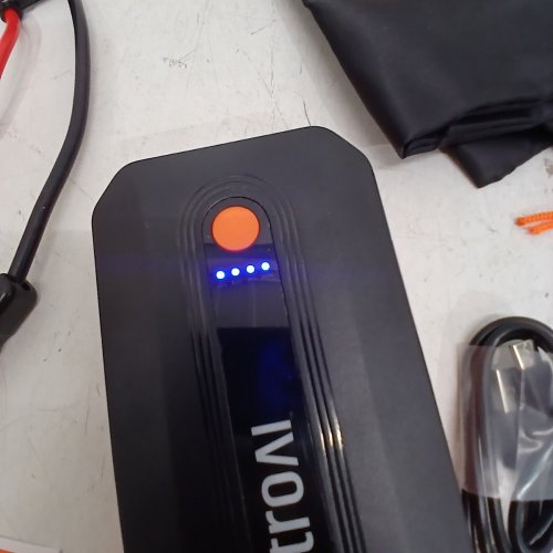 ASTROAI PORTABLE BOOSTER PACK MULTIFUNCTIONAL JUMP STARTER - 3000A, 12V - ORANGE/BLACK - (MODEL: B8) image 3