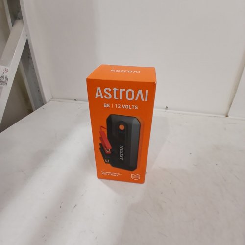 ASTROAI PORTABLE BOOSTER PACK MULTIFUNCTIONAL JUMP STARTER - 3000A, 12V - ORANGE/BLACK - (MODEL: B8) image 4