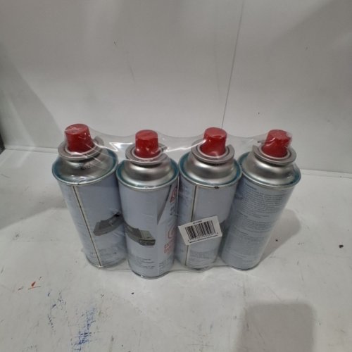 4PK COLEMAN BUTANE CANISTERS FOR PORTABLE APPLIANCES & STOVES- 8.8 OZ (EACH) (MODEL: 20170221/2000010952) image 3