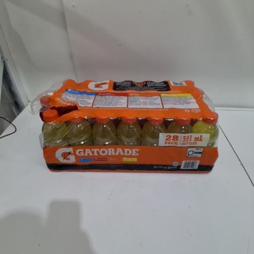 28PK GATORADE SPORTS DRINKS, RAINBOW VARIETY PACK - 591ML - COOL BLUE, FRUIT PUNCH, ORANGE, LEMON-LIME image 3