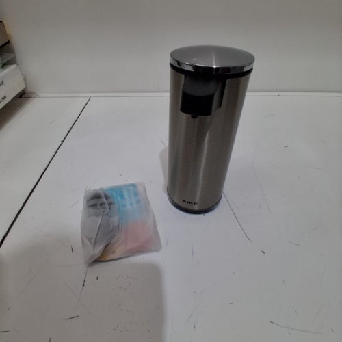 AIKE RECHARGEABLE HANDSFREE SOAP PUMP - 380 ML, DC 3.7 V - STAINLESS STEEL (MODEL: AK1335S) image 4