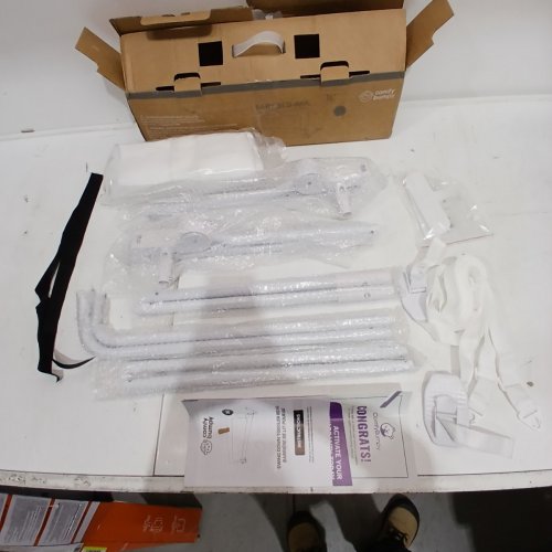 COMFY BUMPY BABY BED RAIL - 19.5" X 55.5" X 3" - WHITE (MODEL: CFBY12337-XLWHITE) image 3