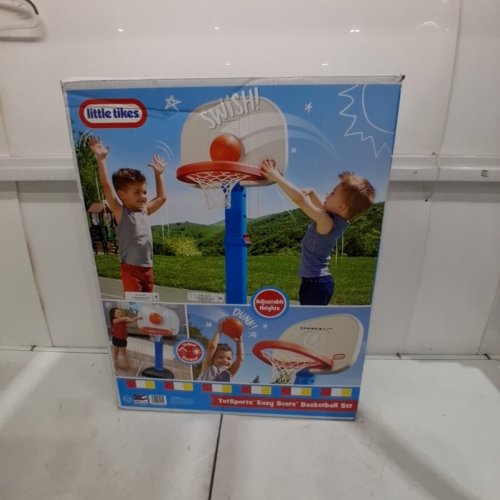LITTLE TIKES TOTSPORTS EASY SCORE BASKETBALL SET ADJUSTABLE HEIGHT - 2.5FT TO 4FT - MULTICOLOUR (MODEL: 612329M81) image 4